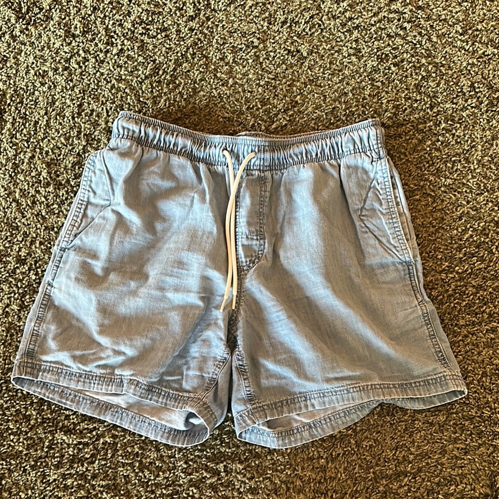 Men's Light Blue Casual Shorts